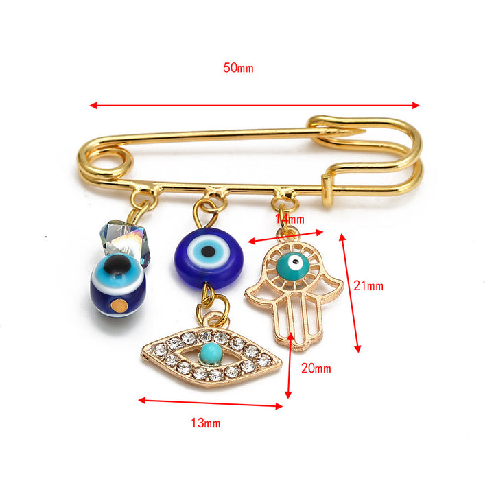 Broche Olivenorma série Evil Eye Hamsa - Mauvais œil et Hamsa n° 2 - image 16