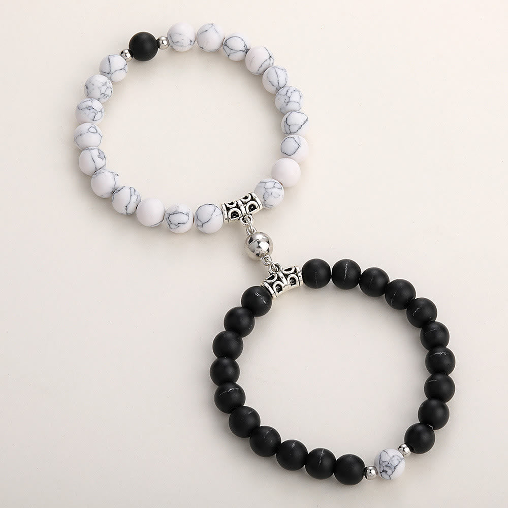 Ensemble de 2 bracelets magnétiques Olivenorma pour couple 