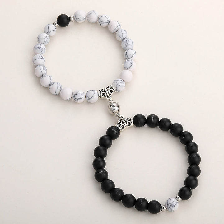 Ensemble de 2 bracelets magnétiques Olivenorma pour couple 