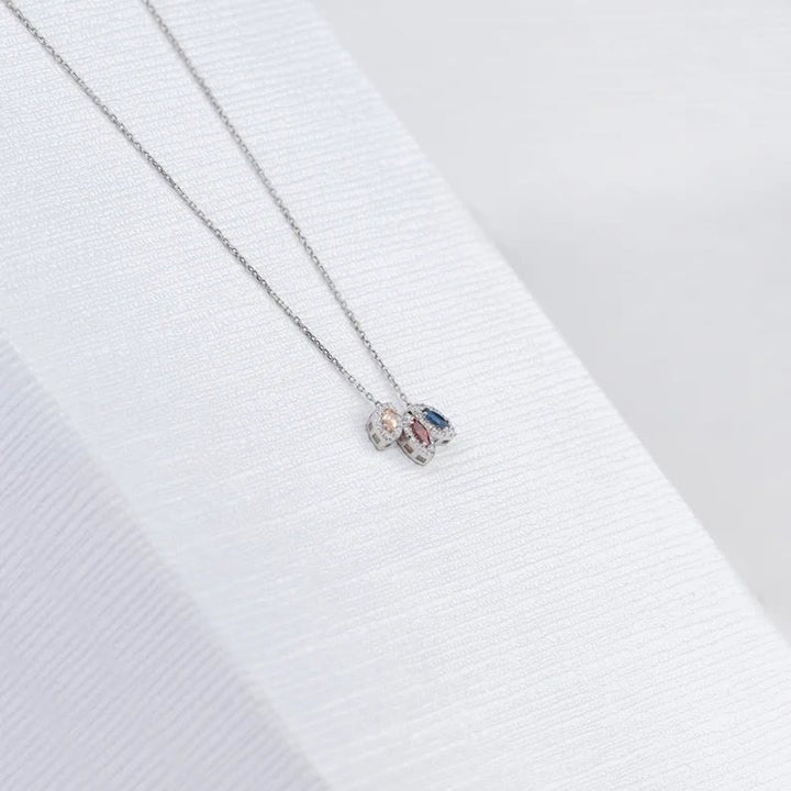 Collier de pierres de naissance en forme de larme Olivenorma Tears Of Joy 1-8