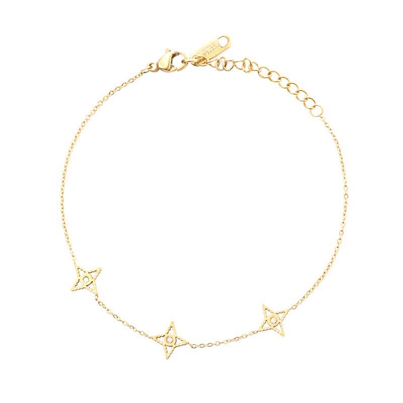 Ensemble de bracelets empilables en forme d'étoiles en turquoise naturelle Olivenorma