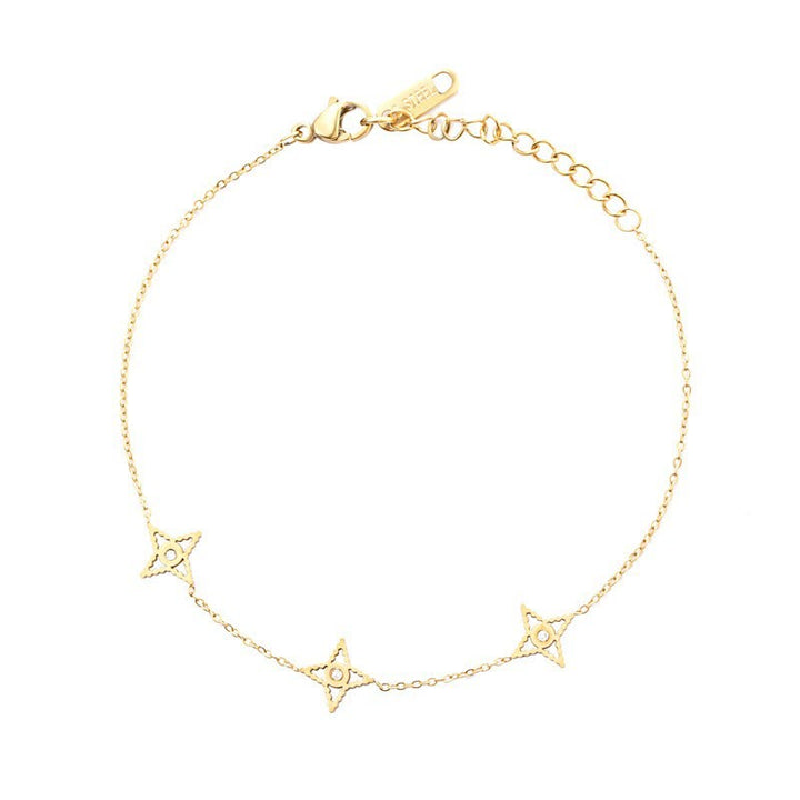 Ensemble de bracelets empilables en forme d'étoiles en turquoise naturelle Olivenorma