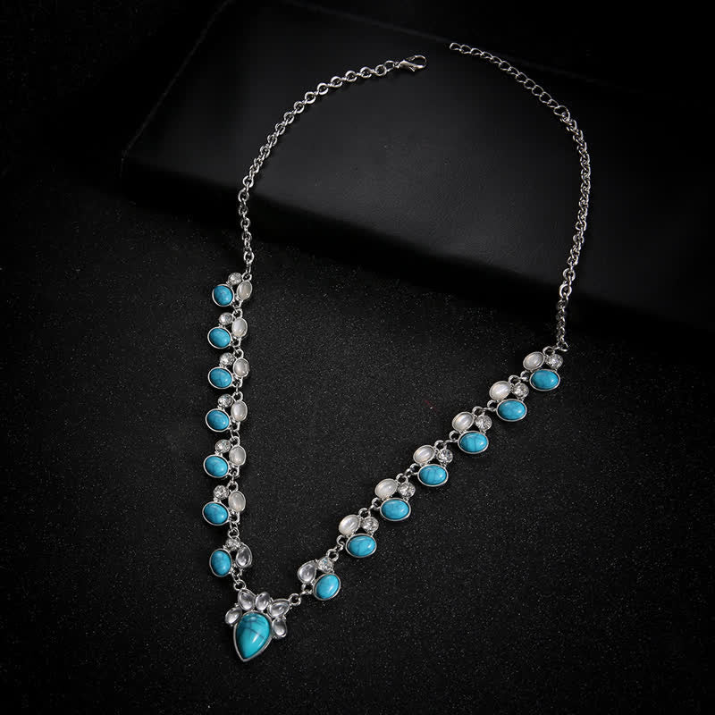 Collier Bohême Turquoise Tendance Olivenorma