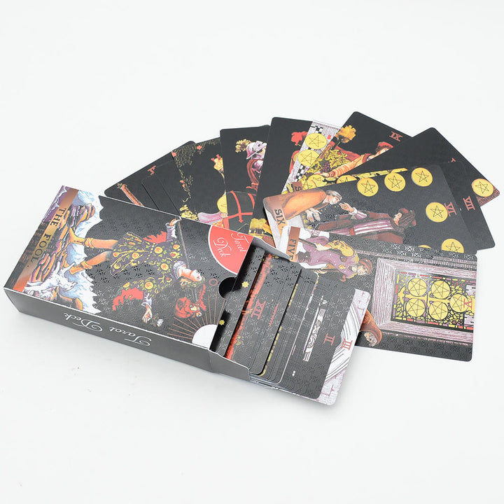 Cartes du jeu de tarot Olivenorma Black Triangle Evil Eye