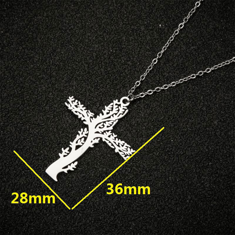 Collier Croix Arbre de Vie Olivenorma 