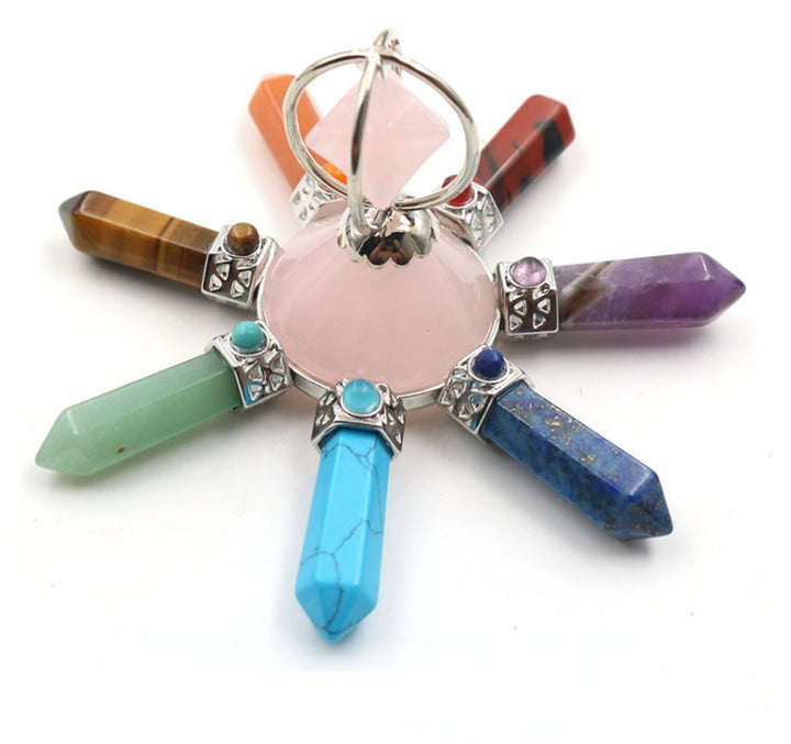 Décoration de chakra en cristal naturel Olivenorma 