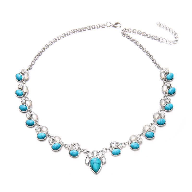 Collier Bohême Turquoise Tendance Olivenorma