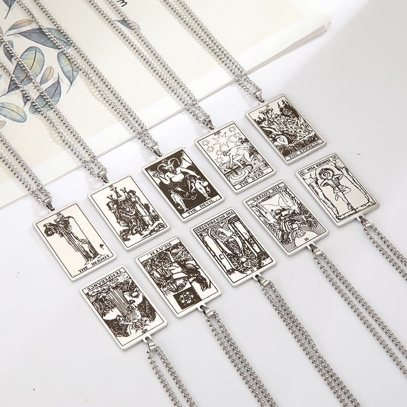 Colliers de tarot en acier inoxydable Olivenorma
