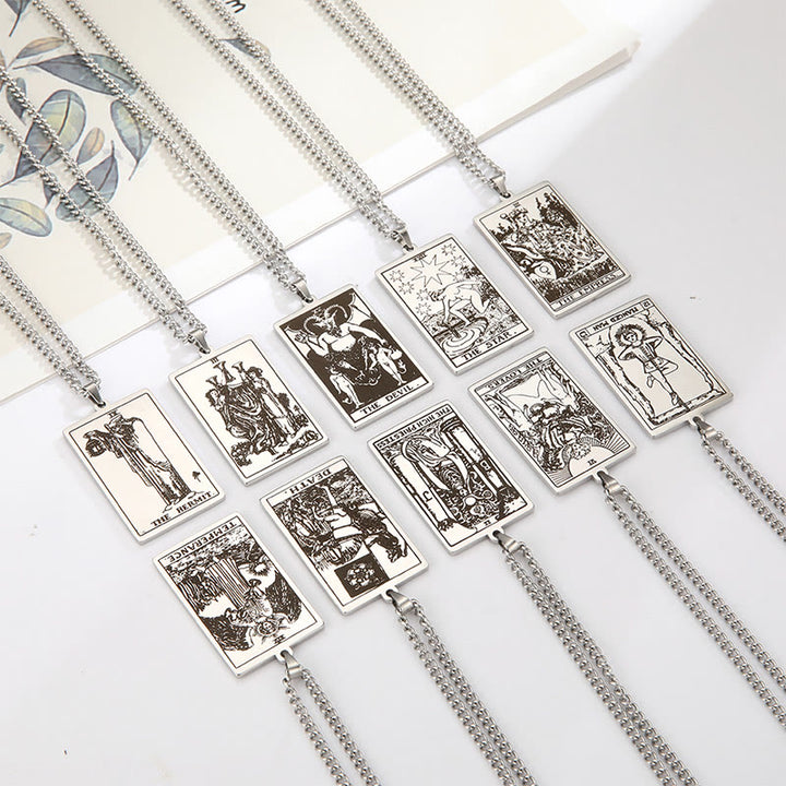 Colliers de tarot en acier inoxydable Olivenorma
