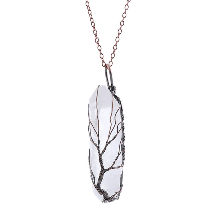 Olivenorma « Énergie de Vie » – Collier en cristal Arbre de vie 
