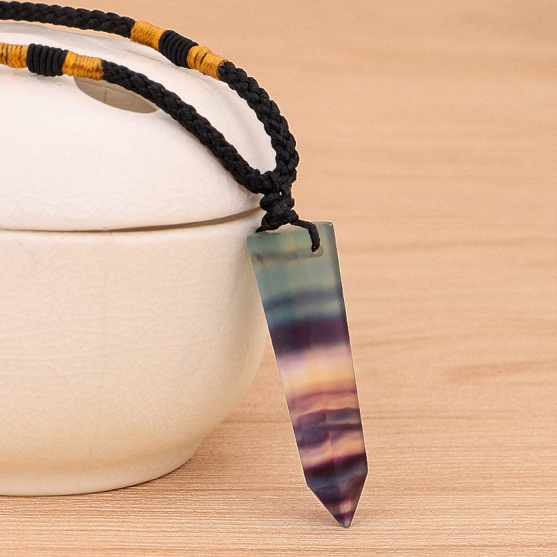 Collier en fluorite Olivenorma pour soulager l'anxiété 