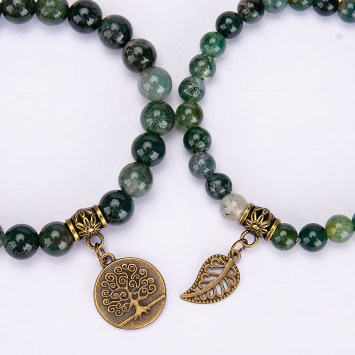 Bracelet de protection en pierre du roi vert Olivenorma 