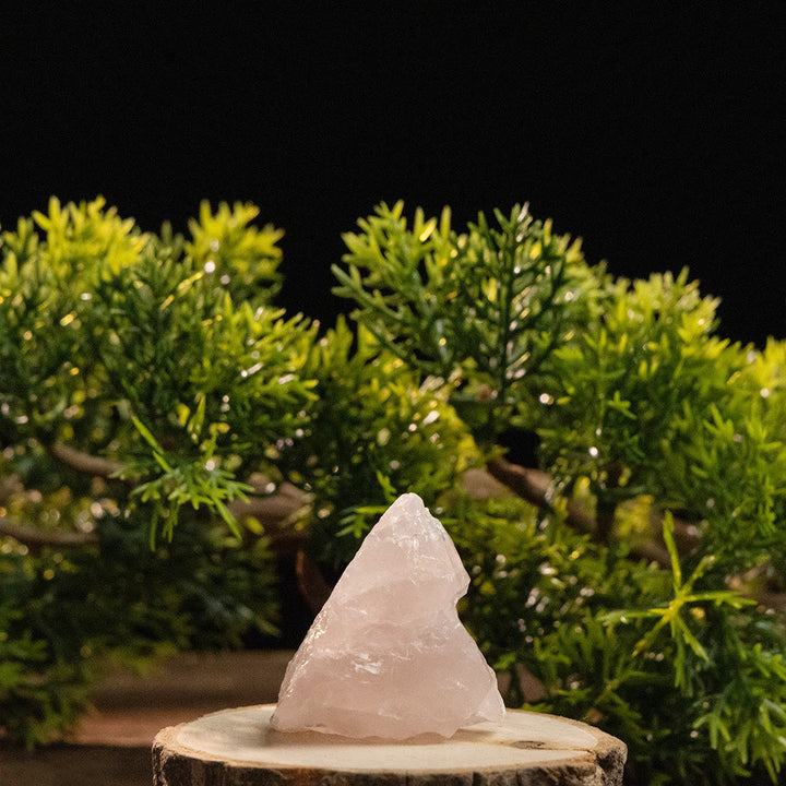 Diffuseur d'arômes en quartz rose Olivenorma en cristal de pierre naturelle