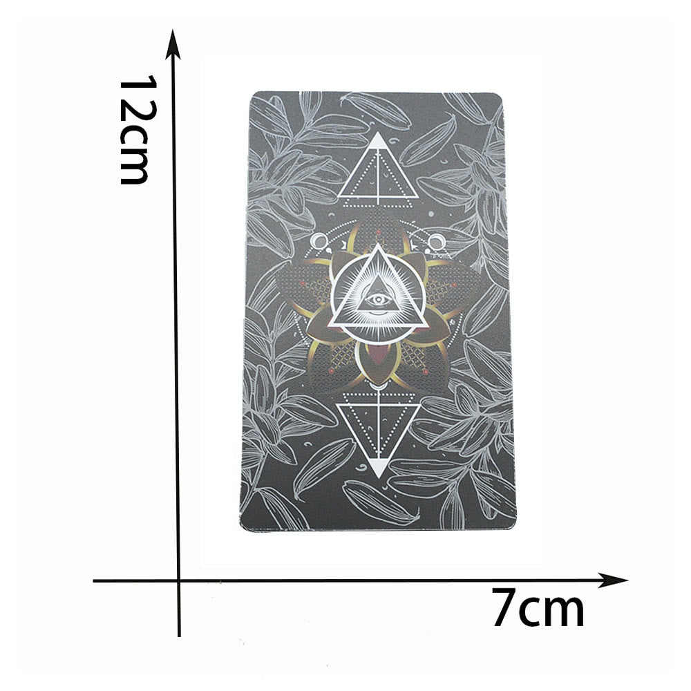 Cartes du jeu de tarot Olivenorma Black Triangle Evil Eye