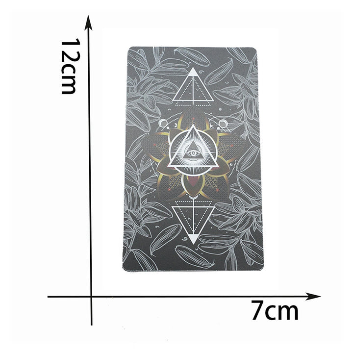Cartes du jeu de tarot Olivenorma Black Triangle Evil Eye