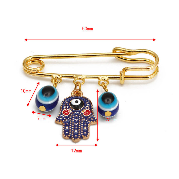 Broche Olivenorma série Evil Eye Hamsa - Grand œil maléfique et Hamsa - image 11