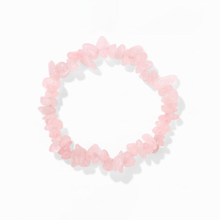 Bracelet en gravier irrégulier naturel coloré Olivenorma 