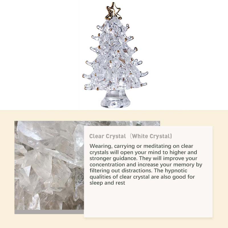 Décoration de sapin de Noël en cristal Olivenorma 