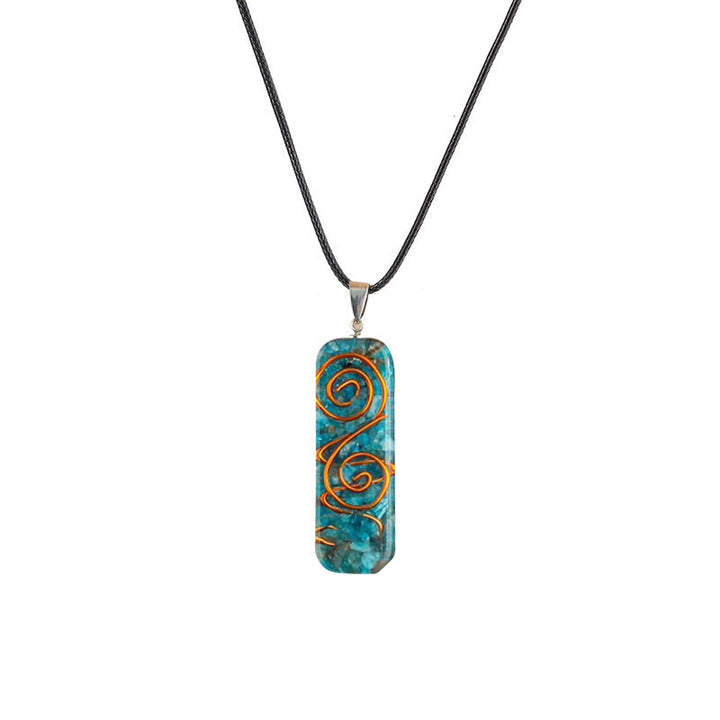 Collier de guérison en cyanite Olivenorma