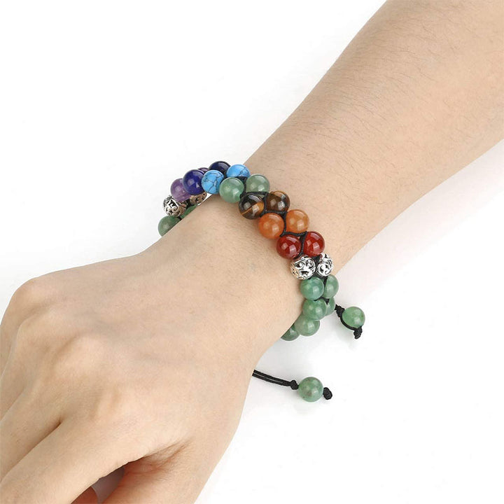Bracelet de guérison des chakras orgonite Olivenorma