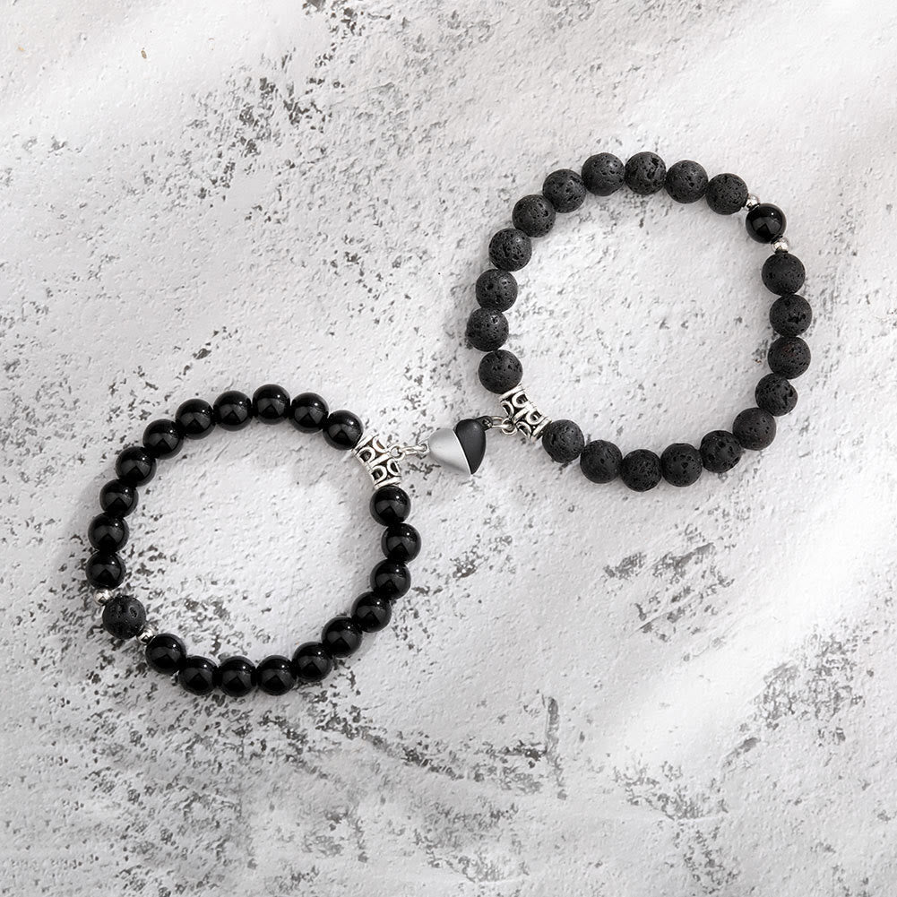 Ensemble de 2 bracelets magnétiques Olivenorma pour couple 