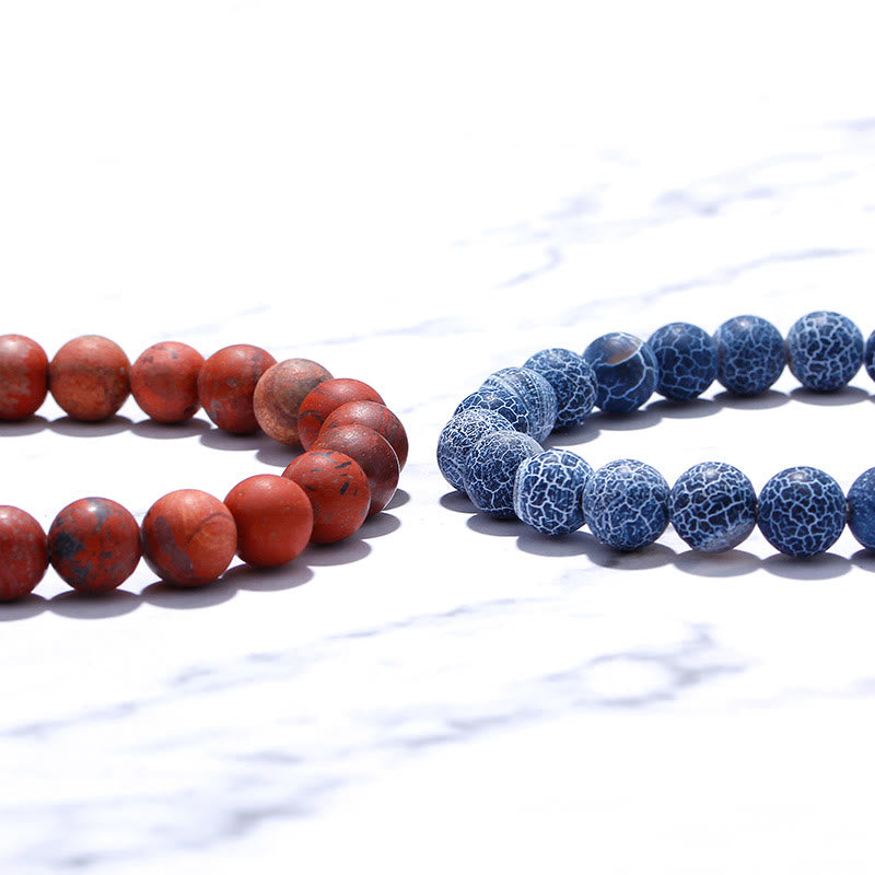 Bracelet gravé Olivenorma avec pierres précieuses naturelles pour meilleur ami 