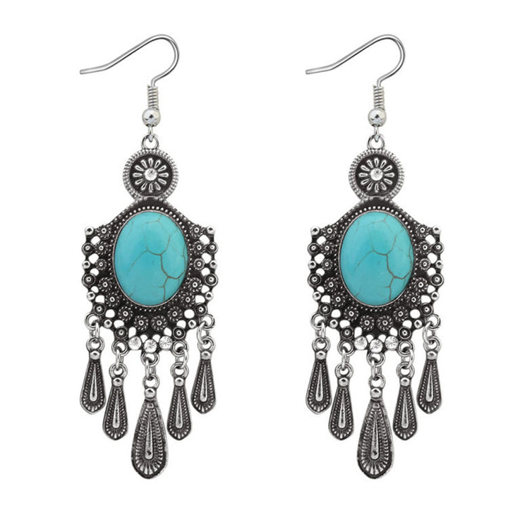 Boucles d'oreilles turquoise Olivenorma