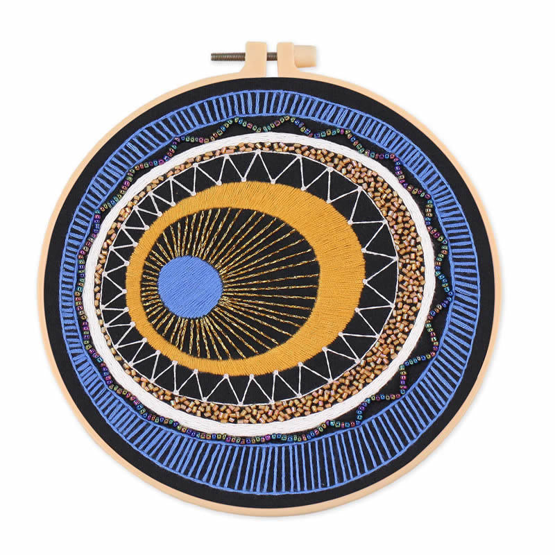 Olivenorma Evil Eye Broderie à la main Matériau semi-fini Décoration 