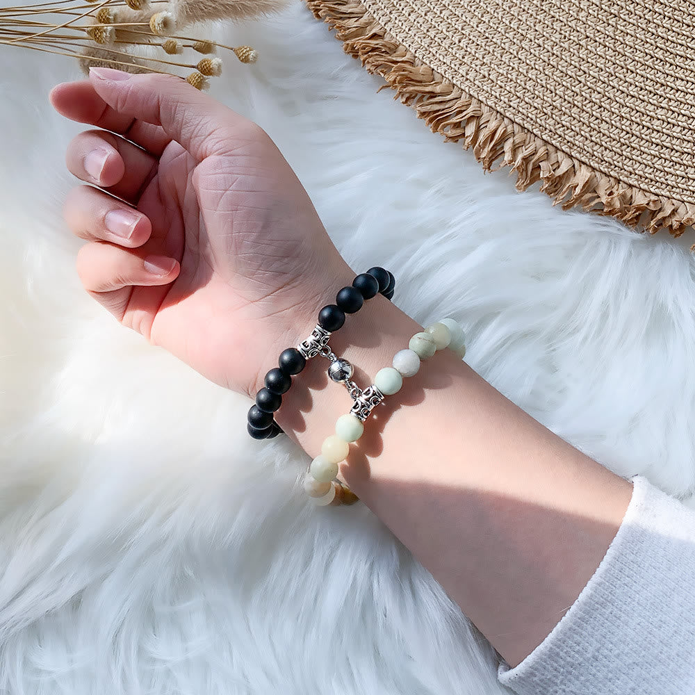 Ensemble de 2 bracelets magnétiques Olivenorma pour couple 