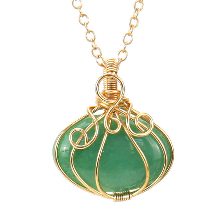 Olivenorma GUARDIAN PUMPKIN - Collier créatif en cristal de citrouille 