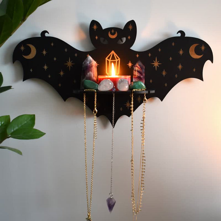 Etagère en cristal pour autel de chauve-souris céleste Olivenorma