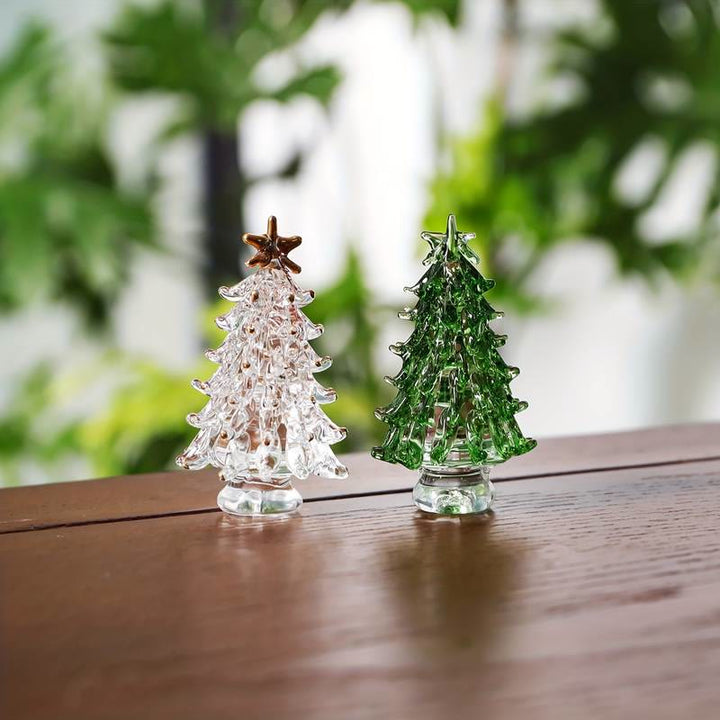 Décoration de Noël en cristal et pierres précieuses pour la maison 
