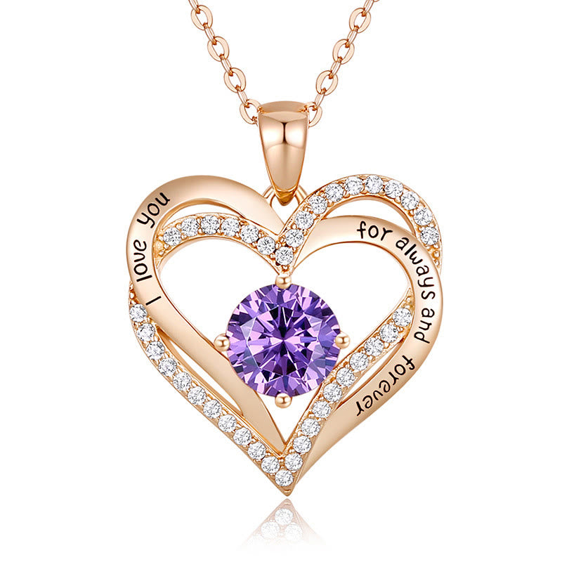Olivenorma « Je t'aimerai toujours » – Collier cœur pierre de naissance Amour éternel - image 30