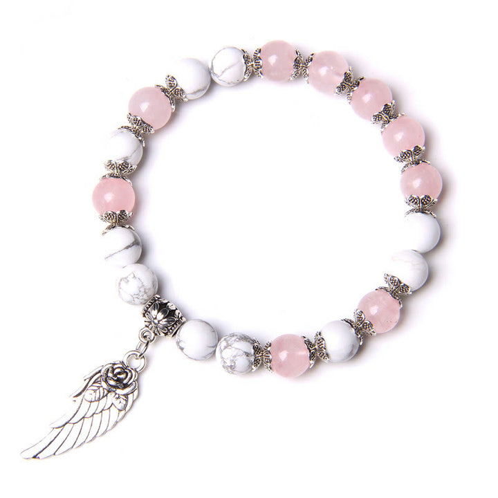 Olivenorma « Peace Energy » – Bracelet Aile en Cristal d'Agate Couleurs 