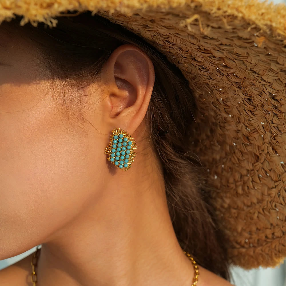 Collier avec bague en acier inoxydable couleur or 18 carats Olivenorma