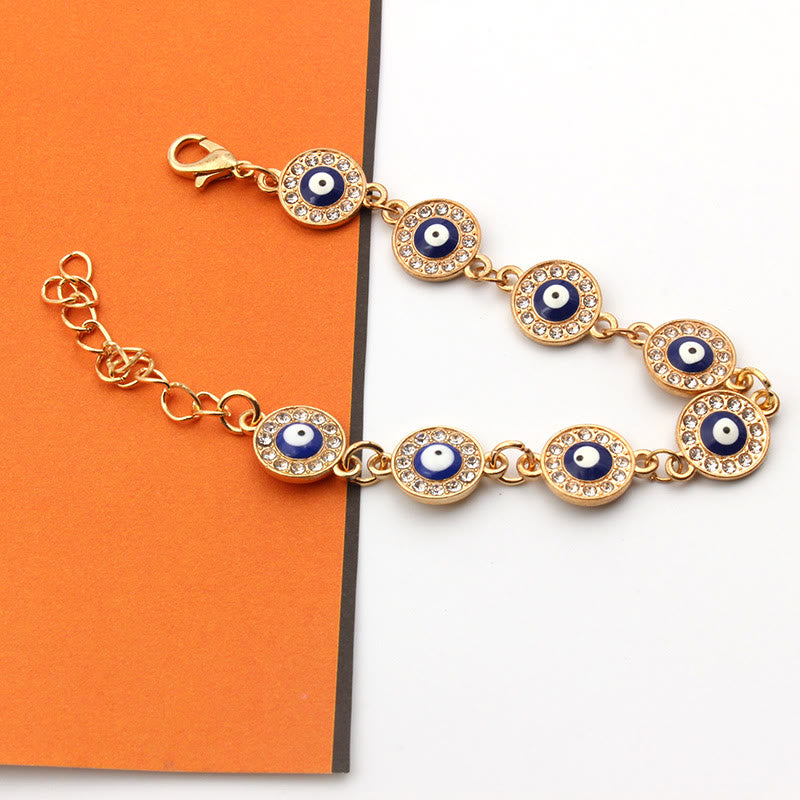 Bracelet en or contre le mauvais œil « Always Protected » Olivenorma