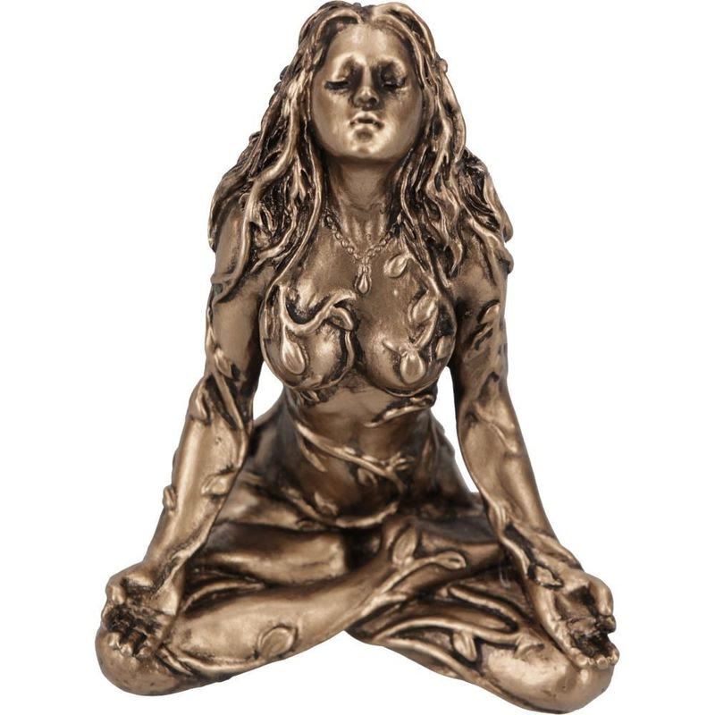 Olivenorma Home Decor Mini Statue de la Terre Mère Gaia Décoration en résine