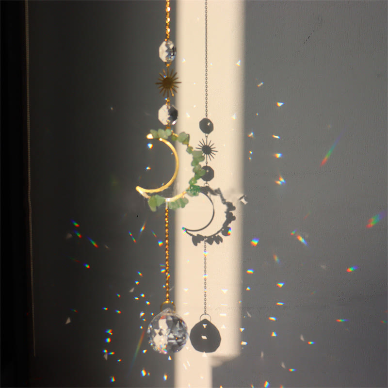 Carillon éolien mural Olivenorma Moon Suncatcher 