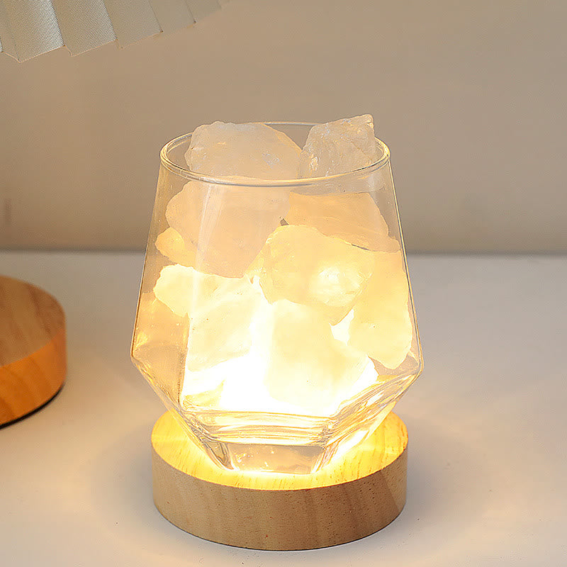 Lampes d'intérieur en pierre d'aromathérapie en cristal Olivenorma 