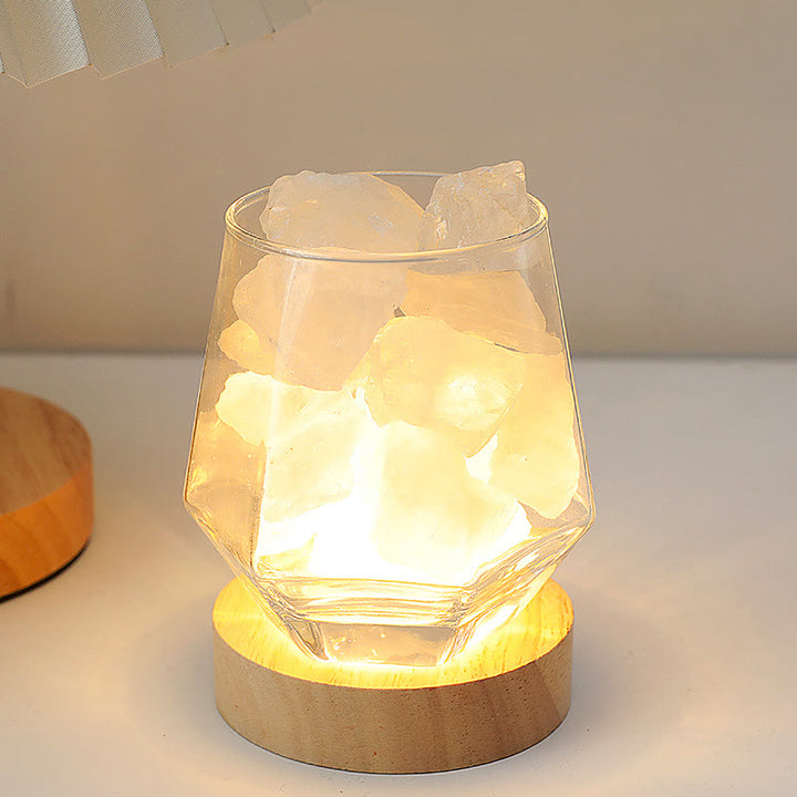 Lampes d'intérieur en pierre d'aromathérapie en cristal Olivenorma 