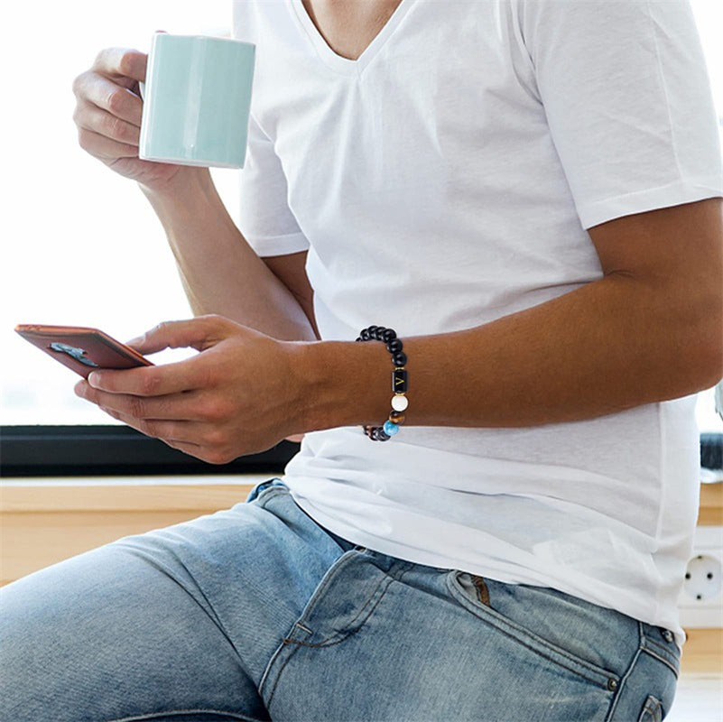 Bracelet de protection cosmique Olivenorma avec lettres - image 1