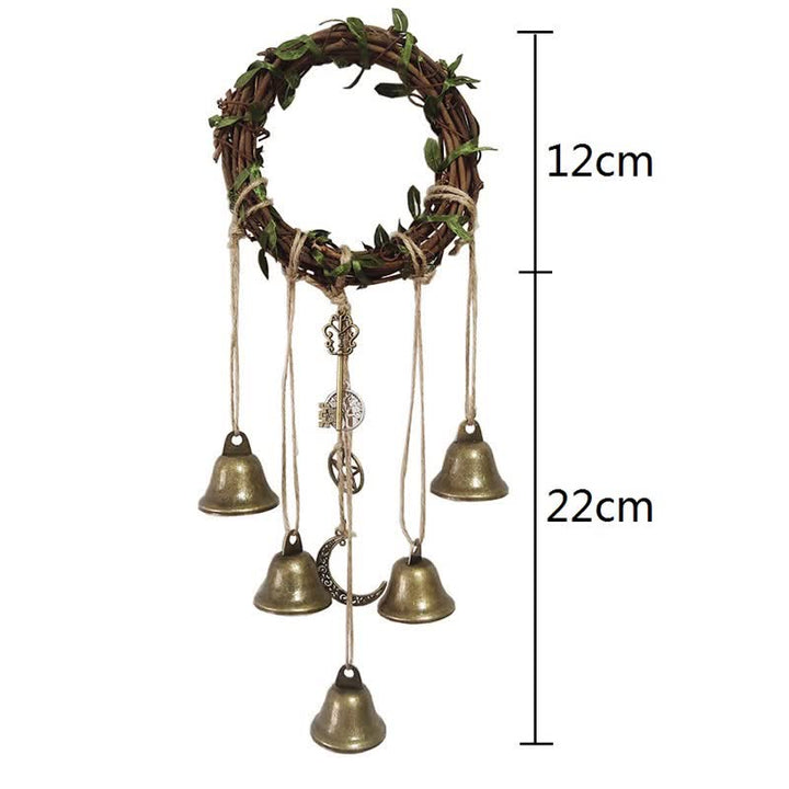 Carillon à vent de style rétro Olivenorma en forme de cloche de sorcière