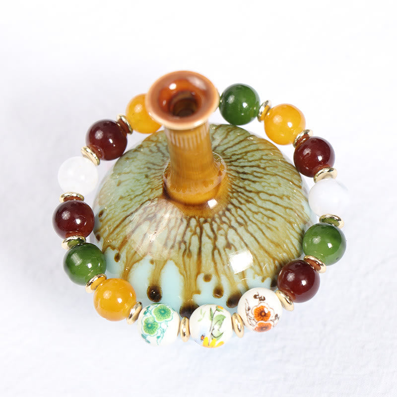 Ensemble de bracelets en cristal arbre de vie fait main Olivenorma Boho