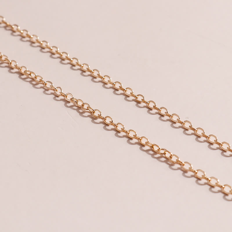 Collier simple avec pendentif en forme de goutte turquoise Olivenorma 