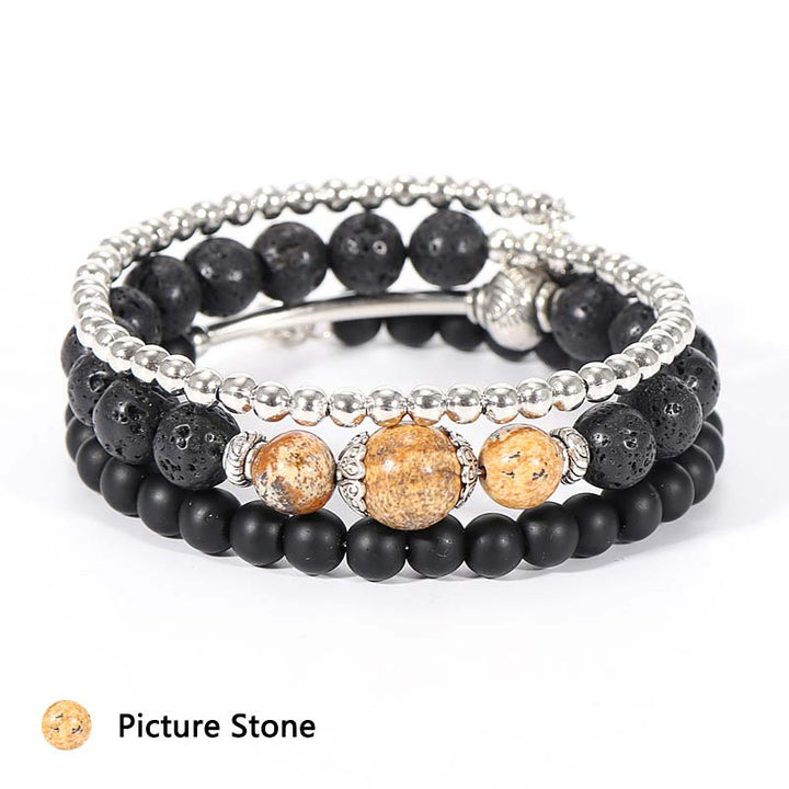 Bracelet en pierre de protection en cristal naturel
