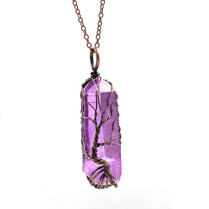 Olivenorma « Énergie de Vie » – Collier en cristal Arbre de vie 