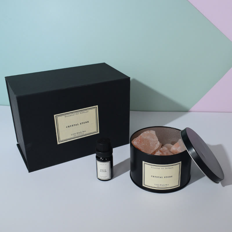Coffret cadeau d'aromathérapie en cristal pour diffuseur d'huiles essentielles Olivenorma 