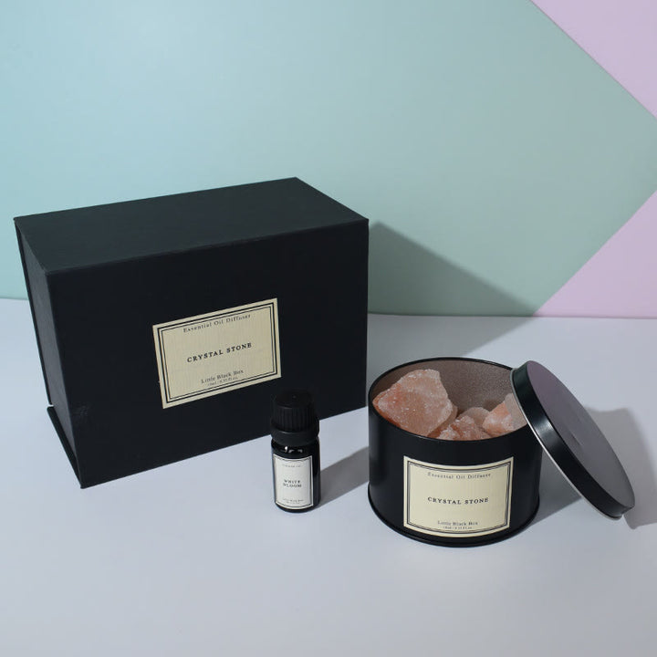 Coffret cadeau d'aromathérapie en cristal pour diffuseur d'huiles essentielles Olivenorma 