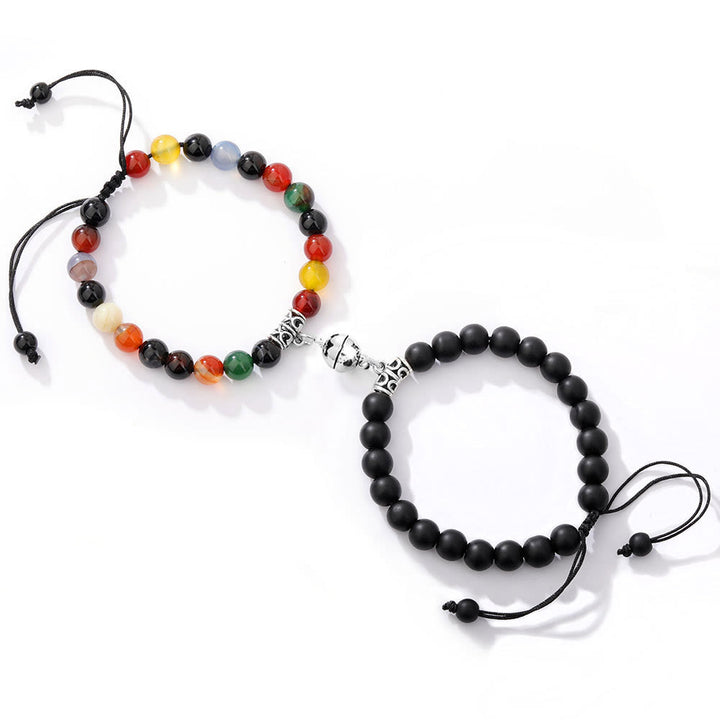 Ensemble de 2 bracelets magnétiques Olivenorma pour couple 