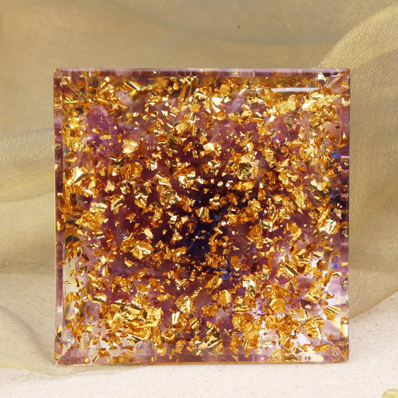 Pyramide d'orgone Lotus Vision intérieure Olivenorma - image 6